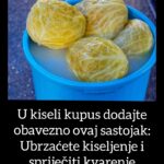 U kiseli kupus dodajte obavezno ovaj sastojak: Ubrzaćete kiseljenje i spriječiti kvarenje