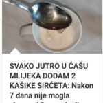 SVAKO JUTRO U ČAŠU MLIJEKA DODAM 2 KAŠIKE SIRĆETA: Nakon 7 Dana Nije Mogla Vjerovati Šta Se Desilo