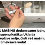 U MAŠINU dodam samo jednu supenu kašiku: Uklanja lepljive mrlje, čisti veš mašinu i omekšava vodu!