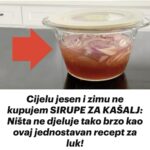 Cijelu jesen i zimu ne kupujem SIRUPE ZA KAŠALJ: Ništa ne djeluje tako brzo kao ovaj jednostavan recept za luk!