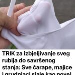 TRIK za izbjeljivanje sveg rublja do savršenog stanja: Sve čarape, majice i grudnjaci sjaje kao nove!