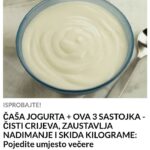 ČAŠA JOGURTA + OVA 3 SASTOJKA – ČISTI CRIJEVA, ZAUSTAVLJA NADIMANJE I SKIDA KILOGRAME: Pojedite umjesto večere