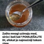 Zašto mnogi uzimaju med, sirće i beli luk? POMIJEŠAJTE IH, efekat je najmoćniji tokom zime