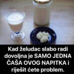 Kad želudac slabo radi dovoljna je SAMO JEDNA ČAŠA OVOG NAPITKA i riješit ćete problem.