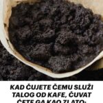 KAD ČUJETE ČEMU SLUŽI TALOG OD KAFE, ČUVAT ĆETE GA KAO ZLATO: 2 su jaka razloga!