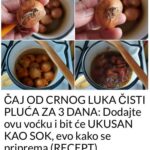 ČAJ OD CRNOG LUKA ČISTI PLUĆA ZA 3 DANA: Dodajte ovu voćku i bit će UKUSAN KAO SOK, evo kako se priprema (RECEPT)