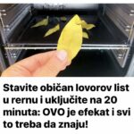 Stavite običan lovorov list u rernu i uključite na 20 minuta: OVO je efekat i svi to treba da znaju!