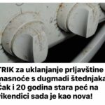 TRIK za uklanjanje prljavštine i masnoće s dugmadi štednjaka: Čak i 20 godina stara peć na vikendici sada je kao nova!