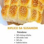 Mekane i mirisne kiflice sa susamom savršeni su izbor za doručak, užinu ili obiteljska okupljanja