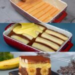 NAJKREMASTIJI K0LAČ SA BANANAMA: IZMEĐU DVA REDA PIŠKOTA FIL OD ČOKOLADE I VANILE