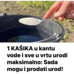 1 KAŠIKA u kantu vode i sve u vrtu urodi maksimalno: Sada mogu i prodati urod!