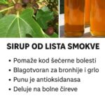 Sirup od listova smokve: Izvrstan napitak koji liječI tijelo