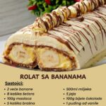 Rolat sa bananama – Bogat i kremast, a gotov u par koraka