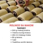 Mekane rolnice sa makom – Slatki zalogaji koje svi obožavaju