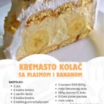 KREMASTI K0LAČ SA BANANAMA I PLAZM0M