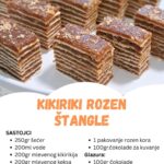 Zaboravi na klasične kolače – Kikiriki Rozen štangle osvajaju ukusom!