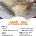 Pijesak torta sa pudingom i plazmom – Recept koji će oduševiti sve vaše goste