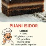 Pijani Isidor – Kolač sa dva fila pun oraha