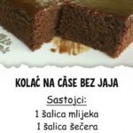 BRZ I JEFTIN KOLAČ NA ČAŠE BEZ JAJA A TAKO SOČAN
