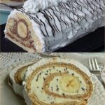 BANANA SPLIT R0LAT…Jako ukusan rolat koji podsjeca na sladoled…