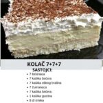 K0LAČ 7 + 7 + 7.. 0vako se Z0VE jer svega ide P0 7