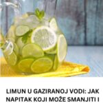 LIMUN U GAZIRANOJ VODI: JAK NAPITAK KOJI MOŽE SMANJITI I NAJŠIRI STRUK.