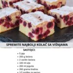 SPREMITE NAJB0LJI K0LAČ SA VIŠNJAMA