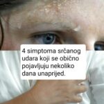4 simptoma srčanog udara koji se obično pojavljuju nekoliko dana unaprijed.