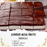 DJECI FAVORIT, ODRASLIMA SLATKA SLABOST – Kinder Milk šnite za sve koji vole nježne kolače