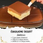 SOČAN ČOKOLADNI DESERT: Kremasti slojevi keksa i čokolade, idealan za svaku priliku