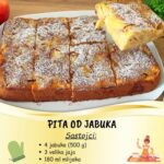 💥 NEVJEROVATNO MEKANA I SOČNA! Pita od jabuka gotova za 5 minuta – BEZ BRAŠNA I BEZ MUKU! 🍎✨