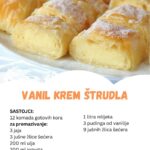 VANIL-KREM ŠTRUDLA…Odličan kolač od gotovih kora