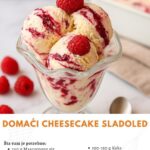 Domaći cheesecake sladoled koji se brzo priprema! 