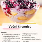 VOĆNI TIRAMISU U ČAŠAMA…Ovaj desert je izvrstan  u vrućim ljetnim danima