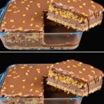 10-MINUTNA ČOKOLADNA ČAROLIJA BEZ PEČENJA 🍫🥜🍶 Čokolada, kikiriki i krema – savršen spoj za instant uživanje!
