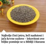 Najbolje čisti jetru, leči nadutost i jača krvne sudove, pominje se u Bibliji i Kuranu. 