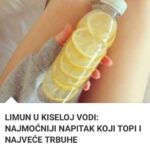 LIMUN U KISELOJ VODI: NAJMOĆNIJI NAPITAK KOJI TOPI I NAJVEĆE TRBUHE