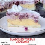 SLAD0LED T0RTA S VIŠNJAMA…Pravo osvježenje za ove tople ljetne dane…