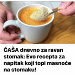 ČAŠA dnevno za ravan stomak: Evo recepta za napitak koji topi masnoće na stomaku!