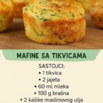 Fenomenalne mafine sa tikvicama i grizom za 20 minuta!