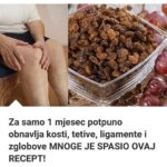 Za samo 1 mjesec potpuno obnavlja kosti, tetive, ligamente i zglobove MNOGE JE SPASIO OVAJ RECEPT!