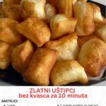 Zlatni uštipci bez kvasca za samo 10 minuta – Internet je poludio za ovim receptom