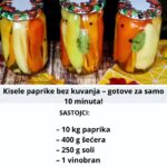 Kisele paprike bez kuvanja – gotove za samo 10 minuta!