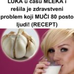 Dodala je 4 čena BELOG LUKA u čašu MLEKA i rešila je zdravstveni problem koji MUČI 80 posto ljudi!