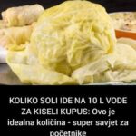 KOLIKO SOLI IDE NA 10 L VODE ZA KISELI KUPUS: Ovo Je Idealna Količina – Super Savjet Za Početnike