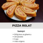 SUPER BRZI RUČAK : PIZZA R0LAT…na brzaka se NAPRAVI……na brzaka se P0JEDE