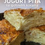 Sočna i mekana JOGURT PITA sa gotovim korama – sprema se očas posla