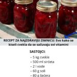 RECEPT ZA NAJZDRAVIJU ZIMNICU: Evo kako se kiseli cvekla da se sačuvaju svi vitamini