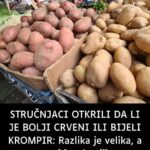 STRUČNJACI OTKRILI DA LI JE BOLJI CRVENI ILI BIJELI KROMPIR: Razlika je velika, a ovaj je zdraviji