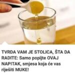 TVRDA VAM JE STOLICA, ŠTA DA RADITE: Samo Popijte OVAJ NAPITAK, Smjesa Koja Će Vas Riješiti MUKE!